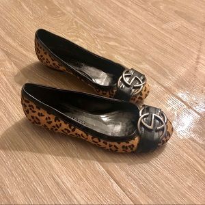 Franco sarto leopard flats